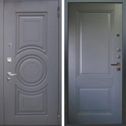 Входная дверь Аргус ЛЮКС 3К ПРО Могадиш Силк флай + Соло Антрацит