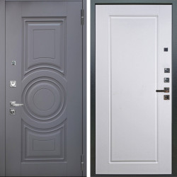 Входная дверь Аргус ЛЮКС 3К ПРО Могадиш Силк флай + Тревор Софт милк