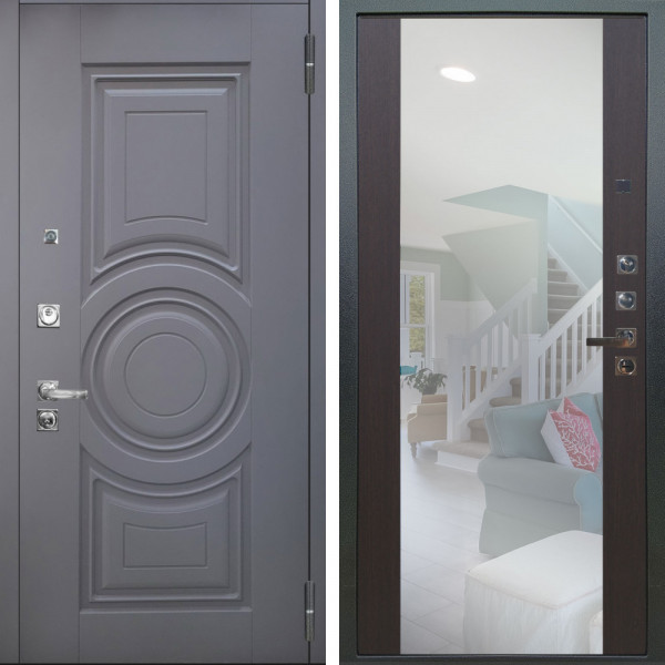 Входная дверь Аргус ЛЮКС 3К ПРО Могадиш Силк флай + Вояж Венге