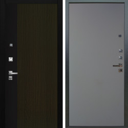 Входная дверь Аргус ЛЮКС 3К ПРО Рокси Дуб рейка морение + Элегант Силк маус