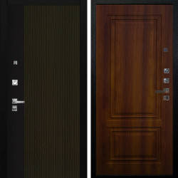 Входная дверь Аргус ЛЮКС 3К ПРО Рокси Дуб рейка морение + Элион Дуб рустикальный