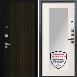 Входная дверь Аргус ЛЮКС 3К ПРО Рокси Дуб рейка морение + Милли Ларче светлый