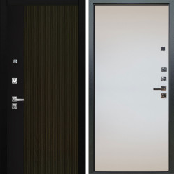 Входная дверь Аргус ЛЮКС 3К ПРО Рокси Дуб рейка морение + Под покраску