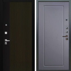 Входная дверь Аргус ЛЮКС 3К ПРО Рокси Дуб рейка морение + Тревор Силк маус