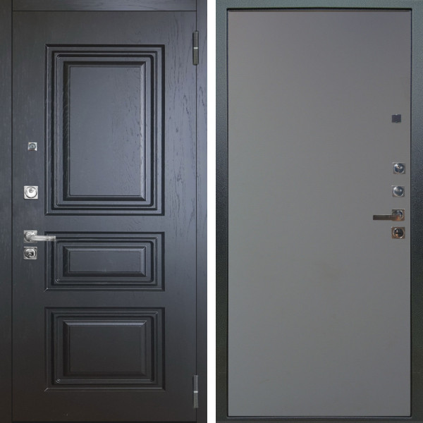 Входная дверь Аргус ЛЮКС 3К ПРО Скиф Горький шоколад + Элегант Силк маус