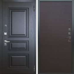 Входная дверь Аргус ЛЮКС 3К ПРО Скиф Горький шоколад + Элегант Венге горизонт