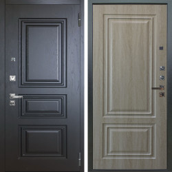 Входная дверь Аргус ЛЮКС 3К ПРО Скиф Горький шоколад + Элион Дуб филадельфия крем