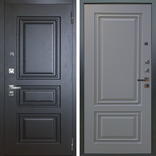 Входная дверь Аргус ЛЮКС 3К ПРО Скиф Горький шоколад + Элион Силк маус