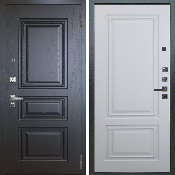 Входная дверь Аргус ЛЮКС 3К ПРО Скиф Горький шоколад + Элион Софт милк