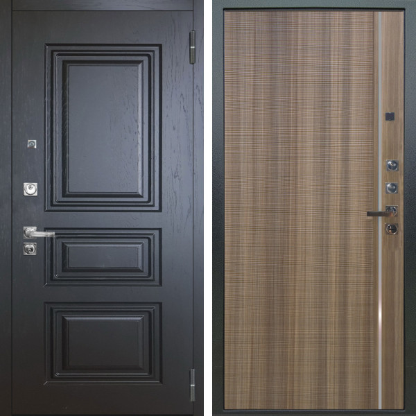 Входная дверь Аргус ЛЮКС 3К ПРО Скиф Горький шоколад + Гауда Керамика