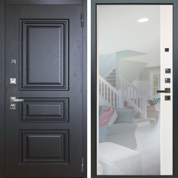 Входная дверь Аргус ЛЮКС 3К ПРО Скиф Горький шоколад + Магнум Софт милк