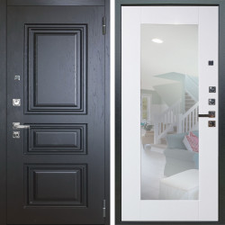 Входная дверь Аргус ЛЮКС 3К ПРО Скиф Горький шоколад + Милли Роял вуд белый