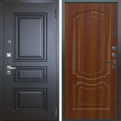 Входная дверь Аргус ЛЮКС 3К ПРО Скиф Горький шоколад + Мишель Дуб рустикальный