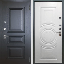 Входная дверь Аргус ЛЮКС 3К ПРО Скиф Горький шоколад + Могадиш Софт милк