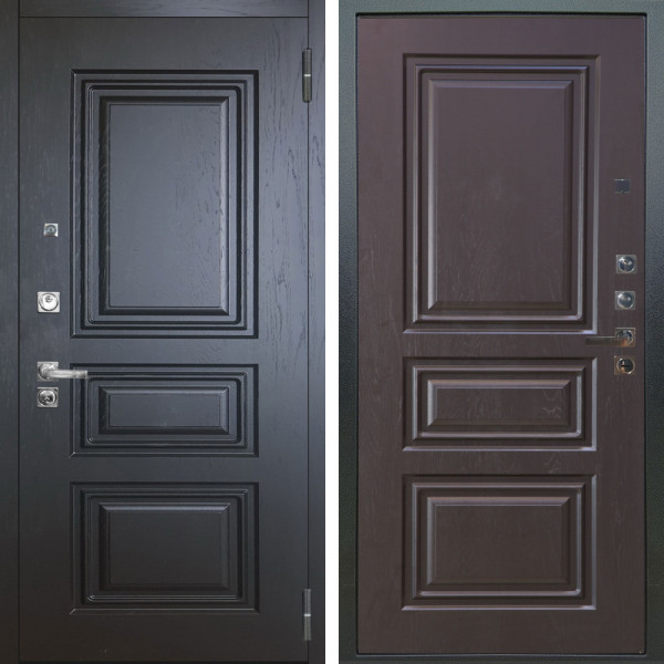 Входная дверь Аргус ЛЮКС 3К ПРО Скиф Горький шоколад + Скиф Горький шоколад