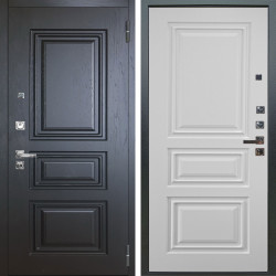 Входная дверь Аргус ЛЮКС 3К ПРО Скиф Горький шоколад + Скиф Софт милк