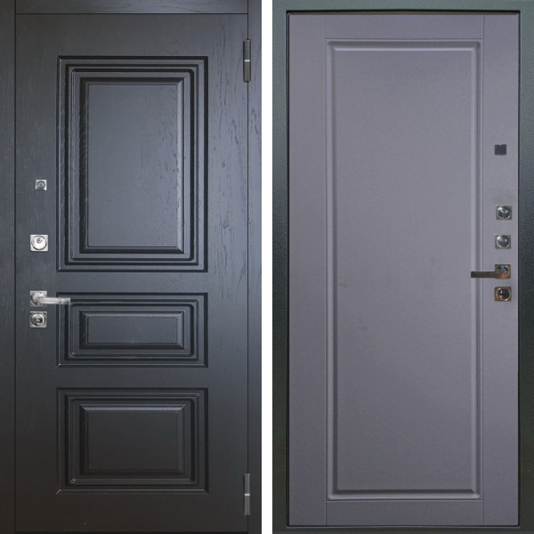 Входная дверь Аргус ЛЮКС 3К ПРО Скиф Горький шоколад + Тревор Силк маус