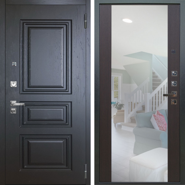 Входная дверь Аргус ЛЮКС 3К ПРО Скиф Горький шоколад + Вояж Венге