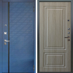 Входная дверь Аргус ЛЮКС 3К ПРО Тори Синий софт + Элион Дуб филадельфия крем