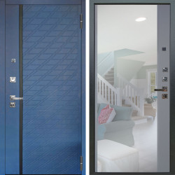 Входная дверь Аргус ЛЮКС 3К ПРО Тори Синий софт + Магнум Силк маус