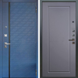 Входная дверь Аргус ЛЮКС 3К ПРО Тори Синий софт + Тревор Силк маус