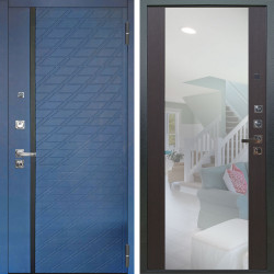 Входная дверь Аргус ЛЮКС 3К ПРО Тори Синий софт + Вояж Венге