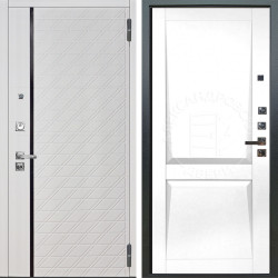 Входная дверь Аргус ЛЮКС 3К ПРО Тори Софт милк + Ариана Белая эмаль