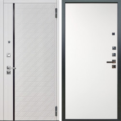 Входная дверь Аргус ЛЮКС 3К ПРО Тори Софт милк + Элегант Софт милк