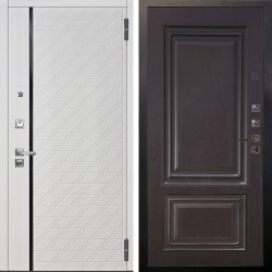 Входная дверь Аргус ЛЮКС 3К ПРО Тори Софт милк + Элион Горький шоколад