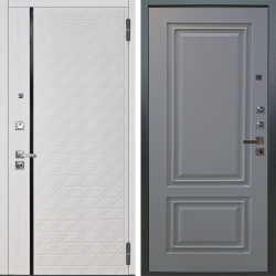 Входная дверь Аргус ЛЮКС 3К ПРО Тори Софт милк + Элион Силк маус