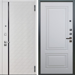 Входная дверь Аргус ЛЮКС 3К ПРО Тори Софт милк + Элион Софт милк