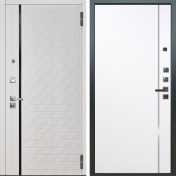 Входная дверь Аргус ЛЮКС 3К ПРО Тори Софт милк + Гауда Роял вуд белый