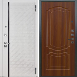 Входная дверь Аргус ЛЮКС 3К ПРО Тори Софт милк + Мишель Дуб рустикальный