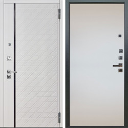 Входная дверь Аргус ЛЮКС 3К ПРО Тори Софт милк + Под покраску