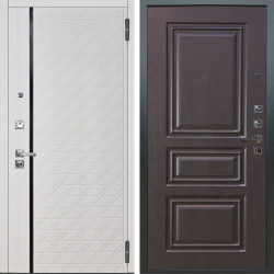 Входная дверь Аргус ЛЮКС 3К ПРО Тори Софт милк + Скиф Горький шоколад