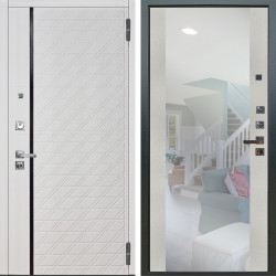 Входная дверь Аргус ЛЮКС 3К ПРО Тори Софт милк + Вояж Белое дерево