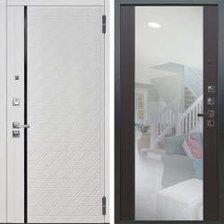 Входная дверь Аргус ЛЮКС 3К ПРО Тори Софт милк + Вояж Венге