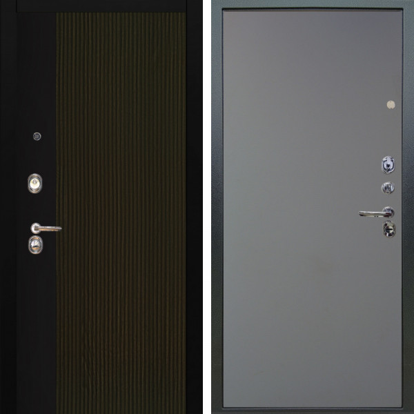 Входная дверь Аргус ЛЮКС 3К Рокси Дуб рейка морение + Элегант Силк маус