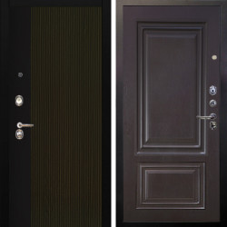 Входная дверь Аргус ЛЮКС 3К Рокси Дуб рейка морение + Элион Горький шоколад