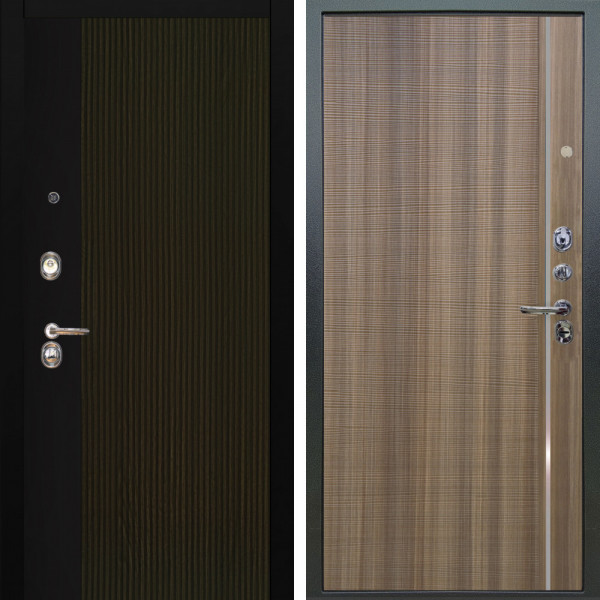 Входная дверь Аргус ЛЮКС 3К Рокси Дуб рейка морение + Гауда Керамика