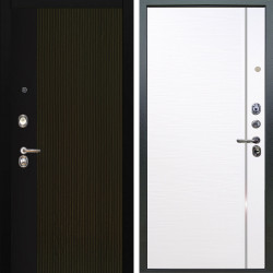 Входная дверь Аргус ЛЮКС 3К Рокси Дуб рейка морение + Гауда Роял вуд белый