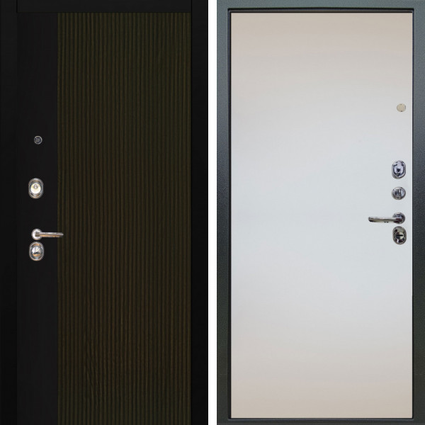 Входная дверь Аргус ЛЮКС 3К Рокси Дуб рейка морение + Под покраску