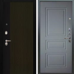 Входная дверь Аргус ЛЮКС 3К Рокси Дуб рейка морение + Скиф Силк маус