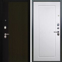 Входная дверь Аргус ЛЮКС 3К Рокси Дуб рейка морение + Тревор Софт милк