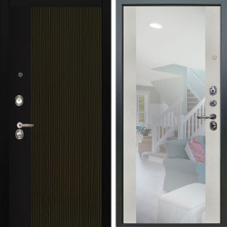 Входная дверь Аргус ЛЮКС 3К Рокси Дуб рейка морение + Вояж Белое дерево