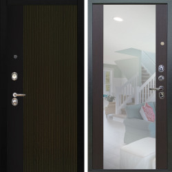 Входная дверь Аргус ЛЮКС 3К Рокси Дуб рейка морение + Вояж Венге