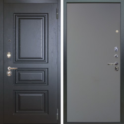 Входная дверь Аргус ЛЮКС 3К Скиф Горький Шоколад + Элегант Силк маус