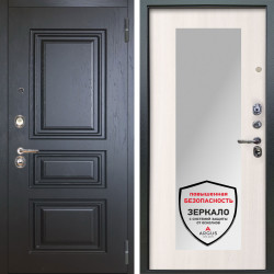 Входная дверь Аргус ЛЮКС 3К Скиф Горький Шоколад + Милли Ларче светлый