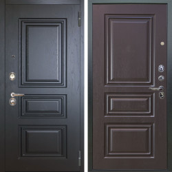 Входная дверь Аргус ЛЮКС 3К Скиф Горький Шоколад + Скиф Горький шоколад