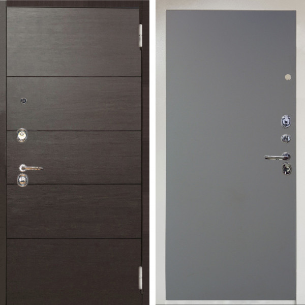 Входная дверь Аргус ЛЮКС 3К Снежно-белый Агат венге горизонт + Элегант Силк маус